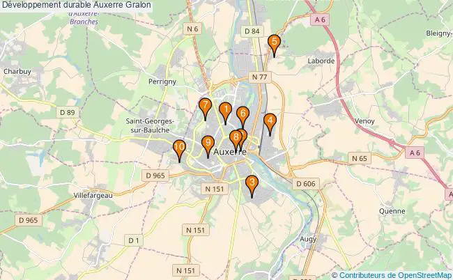 plan Développement durable Auxerre Associations Développement durable Auxerre : 10 associations