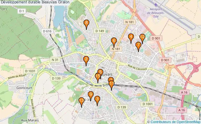 plan Développement durable Beauvais Associations Développement durable Beauvais : 16 associations