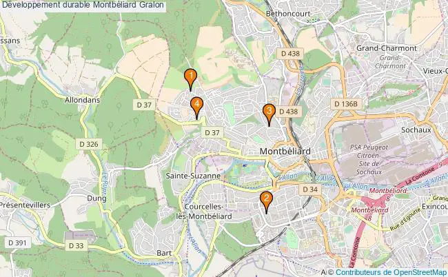 plan Développement durable Montbéliard Associations Développement durable Montbéliard : 4 associations