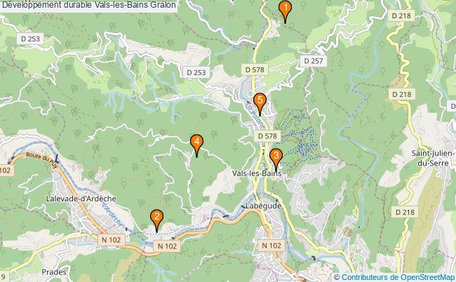 plan Développement durable Vals-les-Bains Associations Développement durable Vals-les-Bains : 5 associations