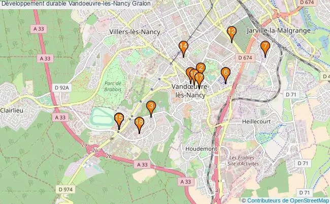 plan Développement durable Vandoeuvre-lès-Nancy Associations Développement durable Vandoeuvre-lès-Nancy : 19 associations