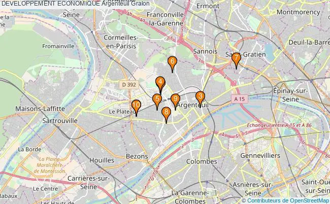 plan DEVELOPPEMENT ECONOMIQUE Argenteuil Associations DEVELOPPEMENT ECONOMIQUE Argenteuil : 10 associations