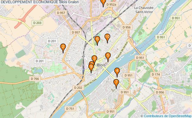 plan DEVELOPPEMENT ECONOMIQUE Blois Associations DEVELOPPEMENT ECONOMIQUE Blois : 12 associations