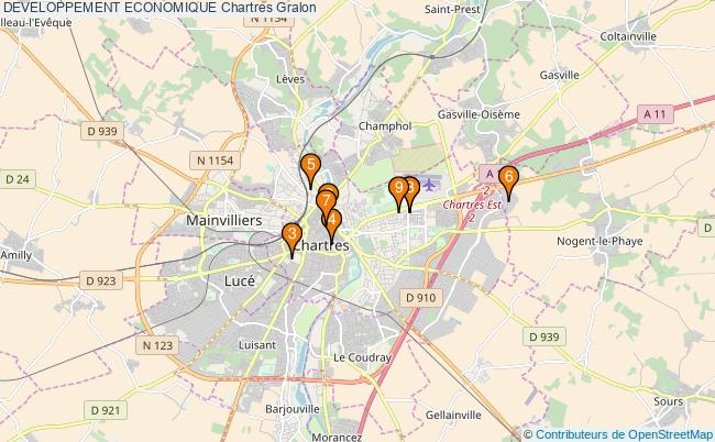 plan DEVELOPPEMENT ECONOMIQUE Chartres Associations DEVELOPPEMENT ECONOMIQUE Chartres : 10 associations
