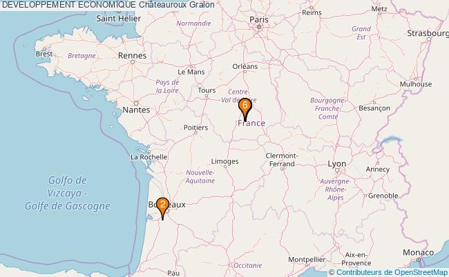 plan DEVELOPPEMENT ECONOMIQUE Châteauroux Associations DEVELOPPEMENT ECONOMIQUE Châteauroux : 6 associations