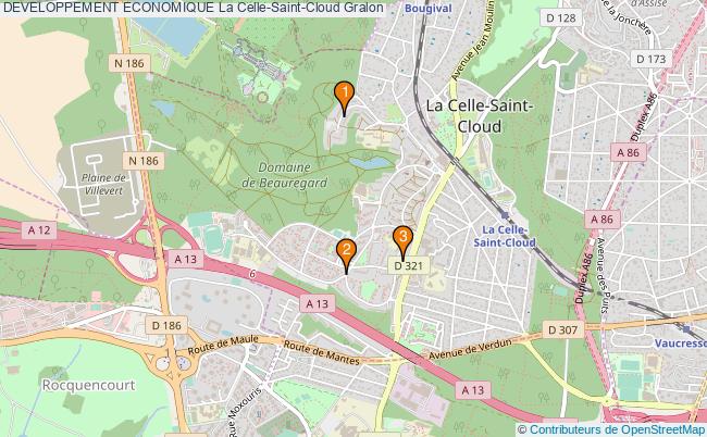 plan DEVELOPPEMENT ECONOMIQUE La Celle-Saint-Cloud Associations DEVELOPPEMENT ECONOMIQUE La Celle-Saint-Cloud : 4 associations