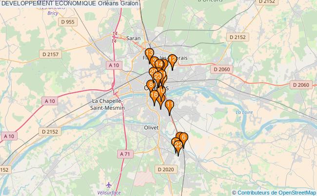 plan DEVELOPPEMENT ECONOMIQUE Orléans Associations DEVELOPPEMENT ECONOMIQUE Orléans : 26 associations
