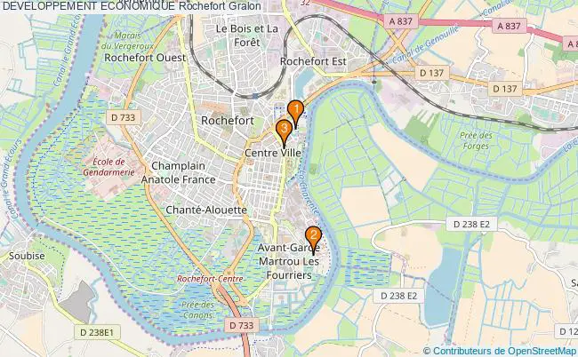 plan DEVELOPPEMENT ECONOMIQUE Rochefort Associations DEVELOPPEMENT ECONOMIQUE Rochefort : 6 associations