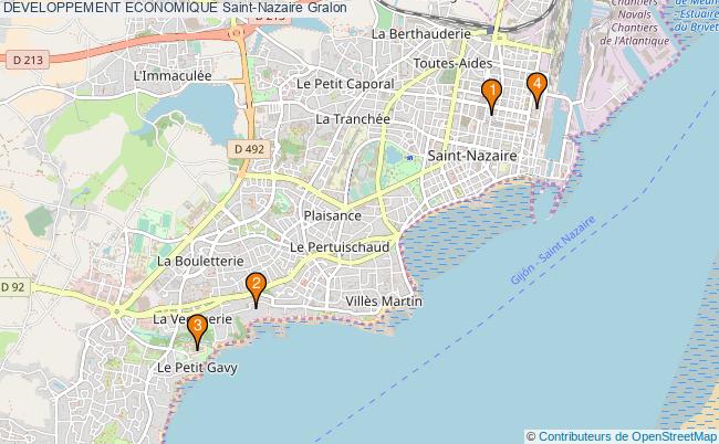 plan DEVELOPPEMENT ECONOMIQUE Saint-Nazaire Associations DEVELOPPEMENT ECONOMIQUE Saint-Nazaire : 5 associations
