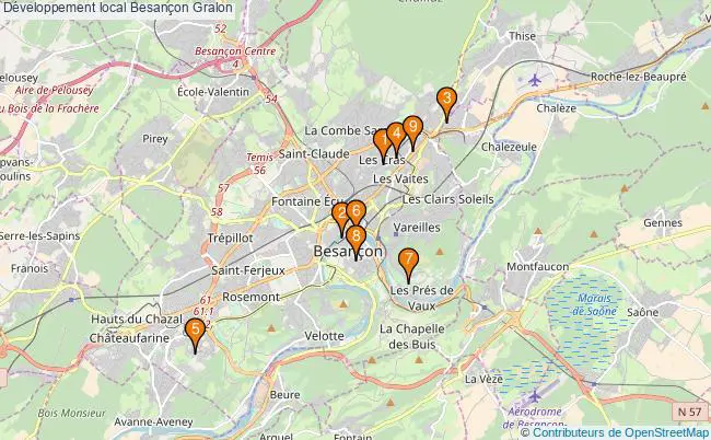 plan Développement local Besançon Associations développement local Besançon : 11 associations