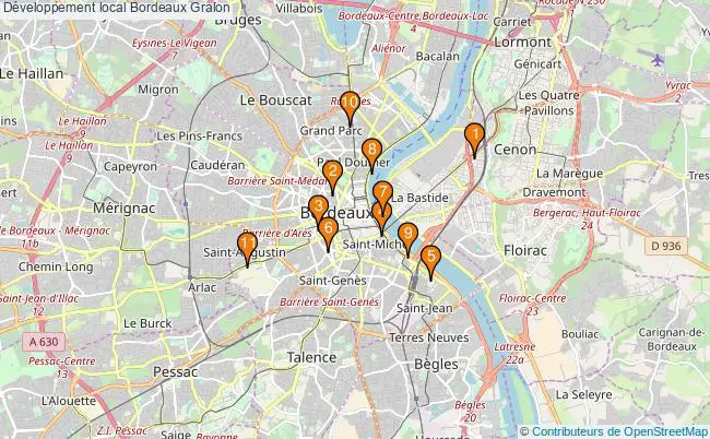plan Développement local Bordeaux Associations développement local Bordeaux : 14 associations