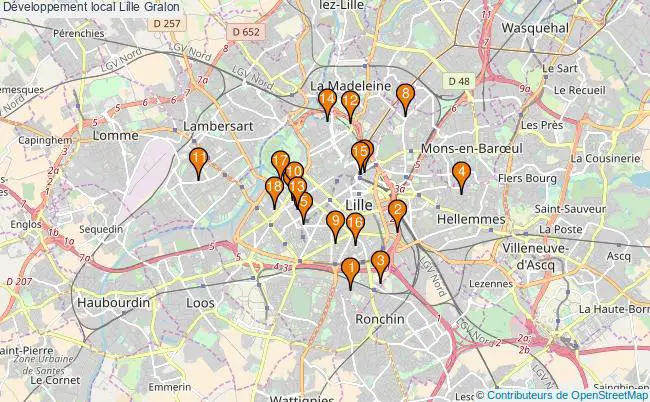 plan Développement local Lille Associations développement local Lille : 22 associations