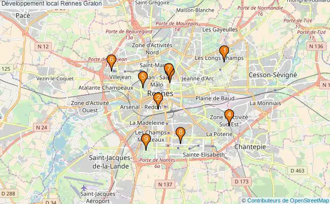 plan Développement local Rennes Associations développement local Rennes : 13 associations