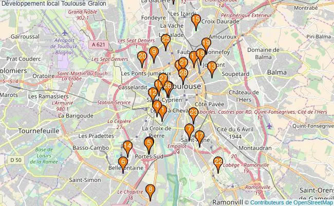 plan Développement local Toulouse Associations développement local Toulouse : 35 associations