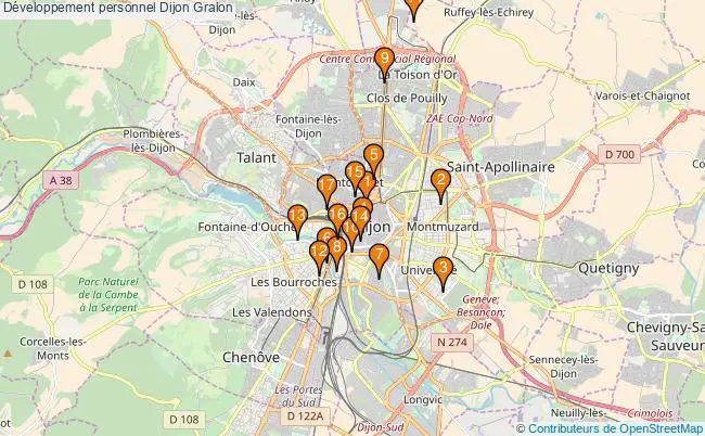 plan Développement personnel Dijon Associations développement personnel Dijon : 24 associations