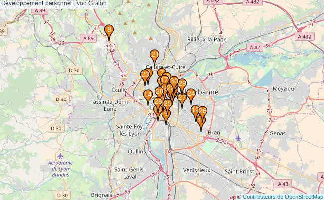 plan Développement personnel Lyon Associations développement personnel Lyon : 106 associations