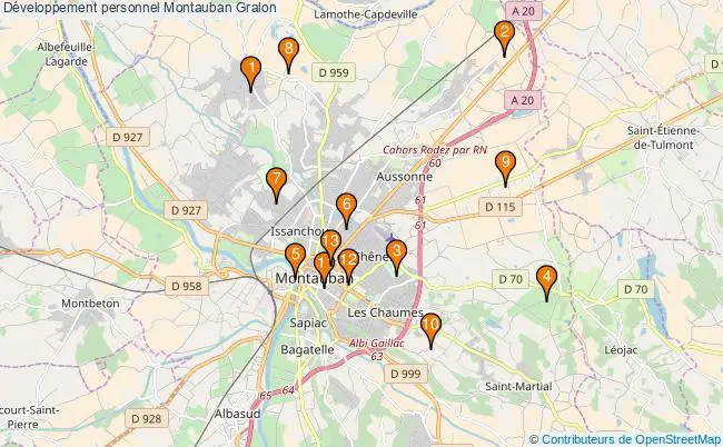 plan Développement personnel Montauban Associations développement personnel Montauban : 17 associations