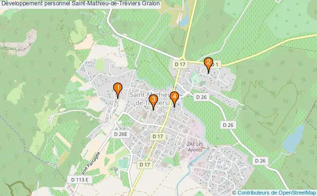 plan Développement personnel Saint-Mathieu-de-Tréviers Associations développement personnel Saint-Mathieu-de-Tréviers : 4 associations