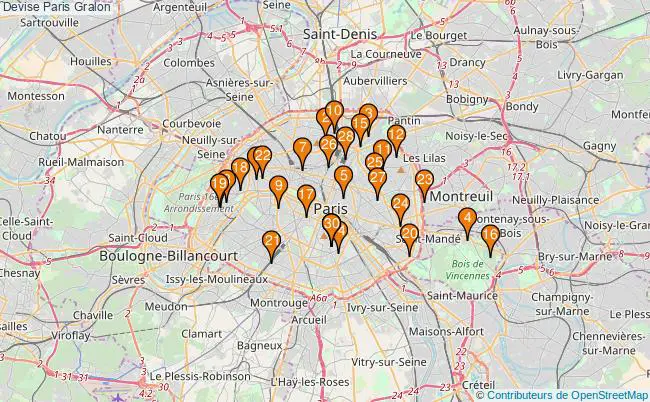 plan Devise Paris Associations devise Paris : 56 associations