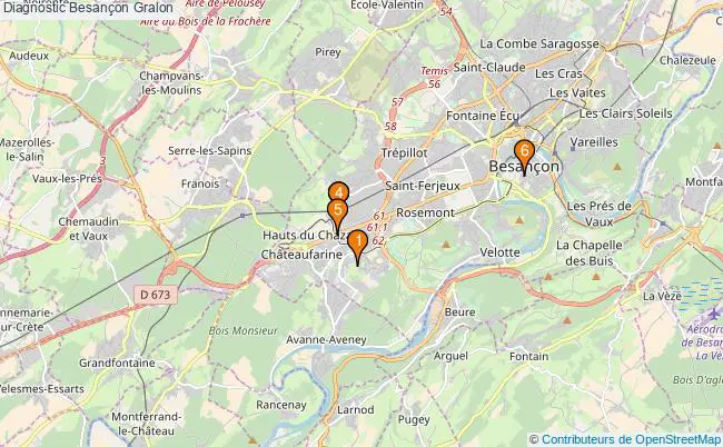 plan Diagnostic Besançon Associations diagnostic Besançon : 8 associations