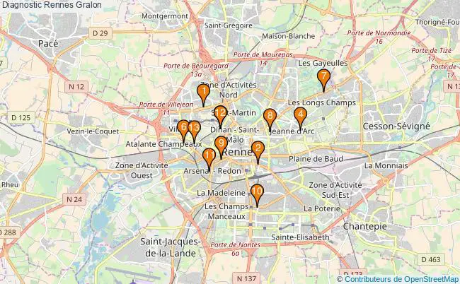 plan Diagnostic Rennes Associations diagnostic Rennes : 15 associations