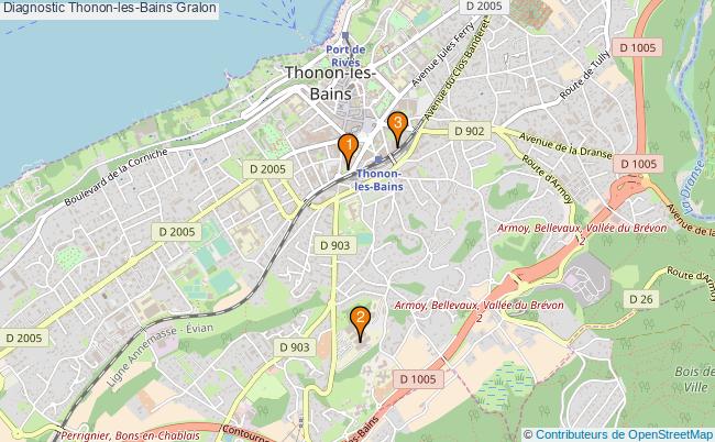 plan Diagnostic Thonon-les-Bains Associations diagnostic Thonon-les-Bains : 3 associations