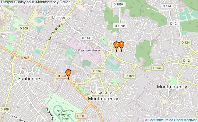 plan Diaspora Soisy-sous-Montmorency Associations Diaspora Soisy-sous-Montmorency : 3 associations