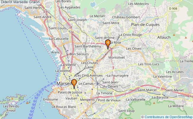plan Diderot Marseille Associations Diderot Marseille : 5 associations
