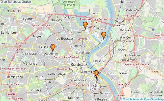 plan Dieu Bordeaux Associations Dieu Bordeaux : 4 associations