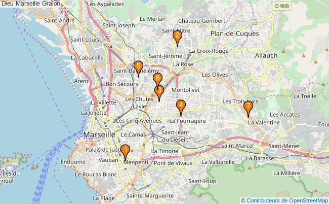 plan Dieu Marseille Associations Dieu Marseille : 8 associations