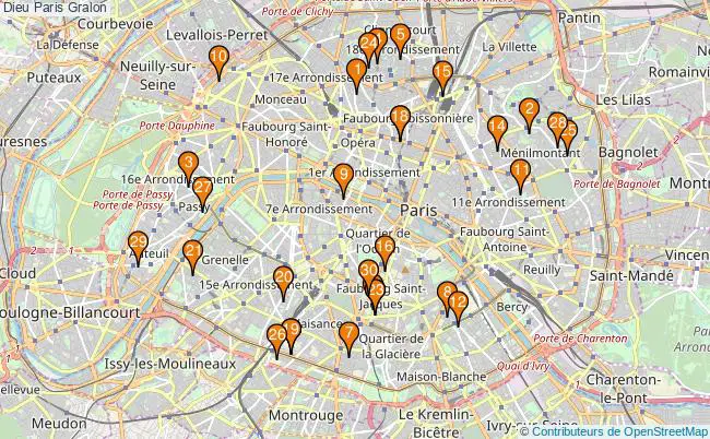 plan Dieu Paris Associations Dieu Paris : 99 associations