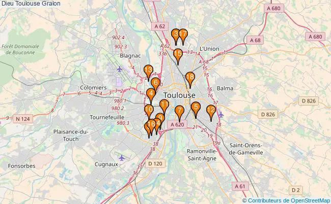 plan Dieu Toulouse Associations Dieu Toulouse : 18 associations