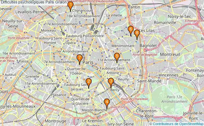 plan Difficultés psychologiques Paris Associations difficultés psychologiques Paris : 6 associations