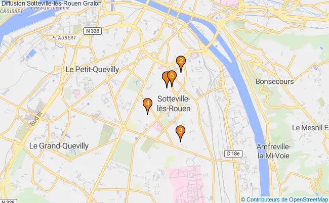 plan Diffusion Sotteville-lès-Rouen Associations Diffusion Sotteville-lès-Rouen : 5 associations