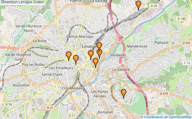 plan Dimension Limoges Associations dimension Limoges : 10 associations