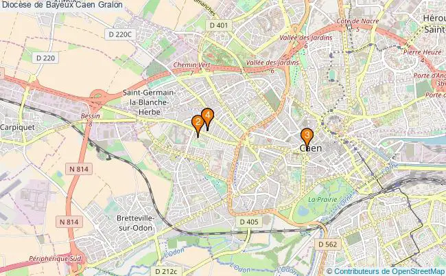 plan Diocèse de Bayeux Caen Associations diocèse de Bayeux Caen : 4 associations