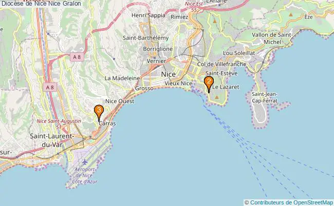 plan Diocèse de Nice Nice Associations diocèse de Nice Nice : 4 associations