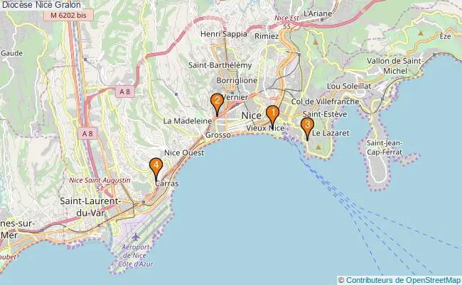 plan Diocèse Nice Associations diocèse Nice : 4 associations