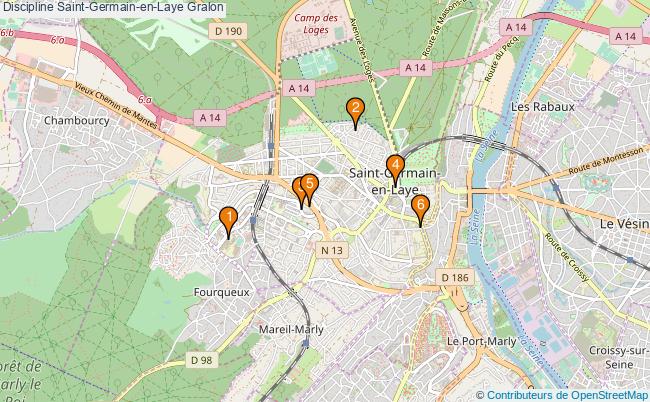 plan Discipline Saint-Germain-en-Laye Associations Discipline Saint-Germain-en-Laye : 6 associations