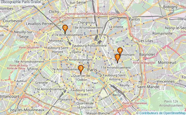 plan Discographie Paris Associations discographie Paris : 4 associations
