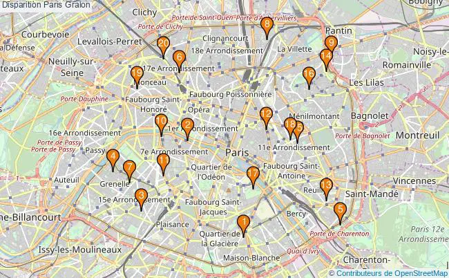 plan Disparition Paris Associations Disparition Paris : 25 associations