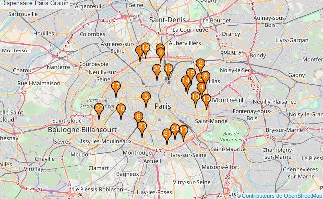 plan Dispensaire Paris Associations dispensaire Paris : 31 associations