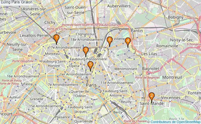 plan DJing Paris Associations DJing Paris : 12 associations