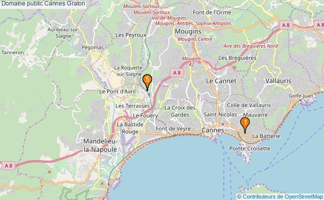 plan Domaine public Cannes Associations domaine public Cannes : 5 associations