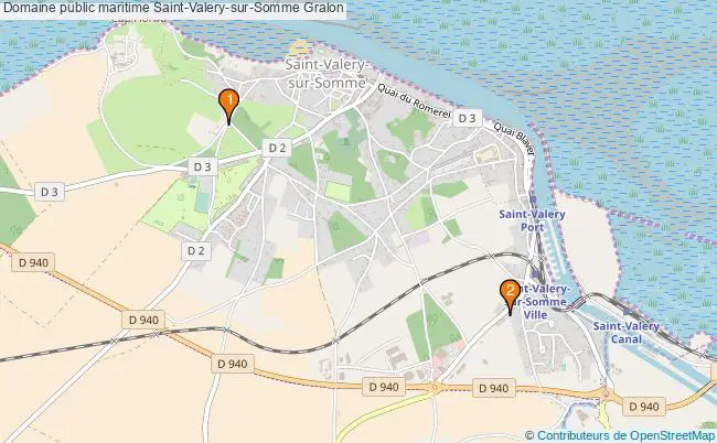 plan Domaine public maritime Saint-Valery-sur-Somme Associations domaine public maritime Saint-Valery-sur-Somme : 2 associations