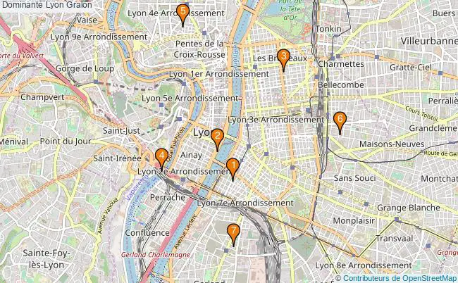 plan Dominante Lyon Associations Dominante Lyon : 7 associations