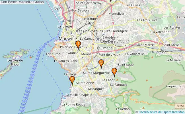 plan Don Bosco Marseille Associations Don Bosco Marseille : 5 associations
