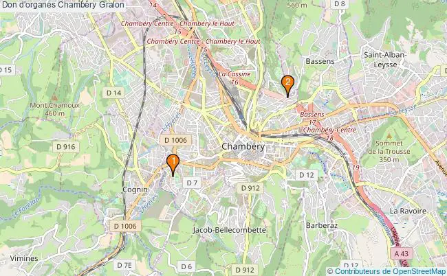 plan Don d'organes Chambéry Associations don d'organes Chambéry : 2 associations