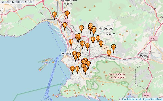 plan Donnée Marseille Associations Donnée Marseille : 63 associations
