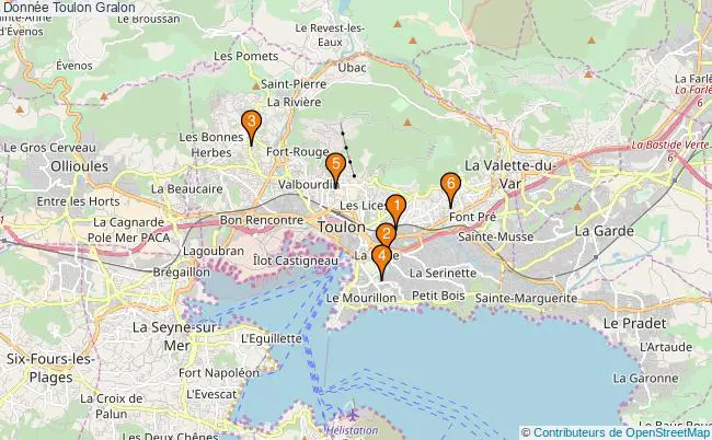plan Donnée Toulon Associations Donnée Toulon : 10 associations